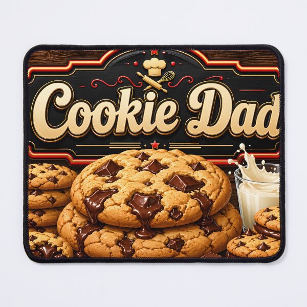 Item preview, Cookie Dad Apparel & Decor, Fun Baking Gift Platter & T-Shirt designed and sold by Compass and a Camera.