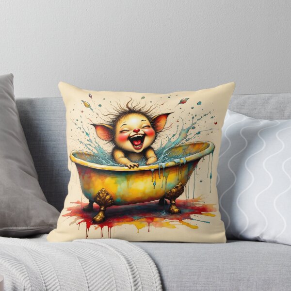 Item preview, Piglet Frolicking in a Bathtub designed and sold by PictureNZ.