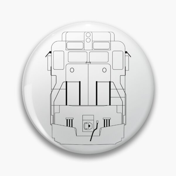 Artikelvorschau, EMD GP30 Liniengrafik entworfen und verkauft von Toasted Trains Designs.