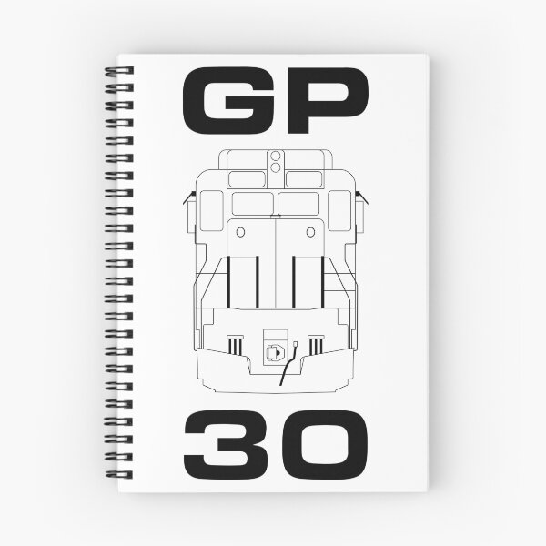 Item preview, EMD GP30 Line Graphic designed and sold by Toasted Trains Designs.