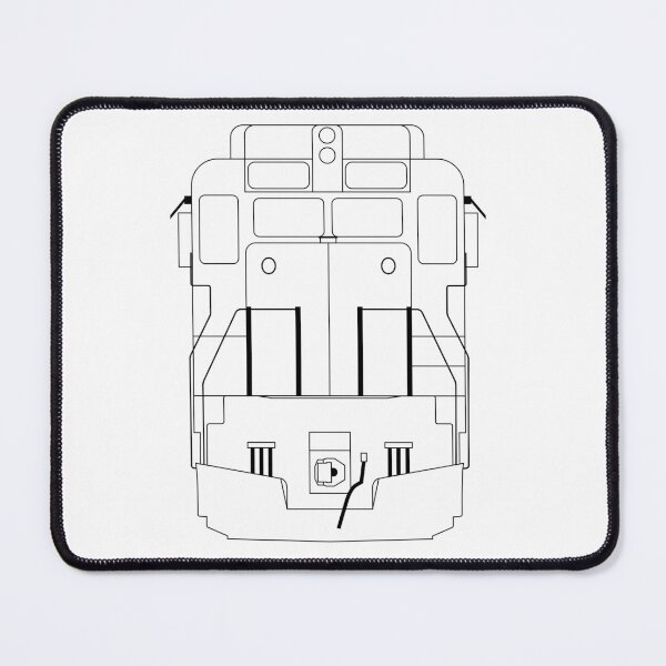 Item preview, EMD GP30 Line Graphic designed and sold by Toasted Trains Designs.