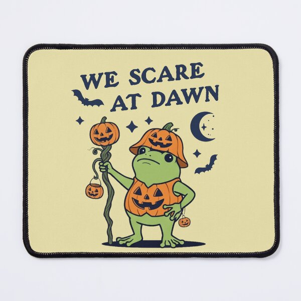 Item preview, We Scare At Dawn Funny Halloween Frog Pumpkin designed and sold by d247.