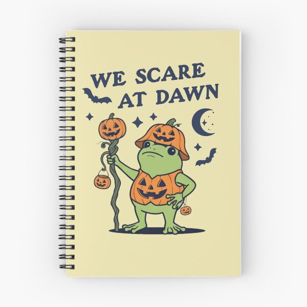Item preview, We Scare At Dawn Funny Halloween Frog Pumpkin designed and sold by d247.