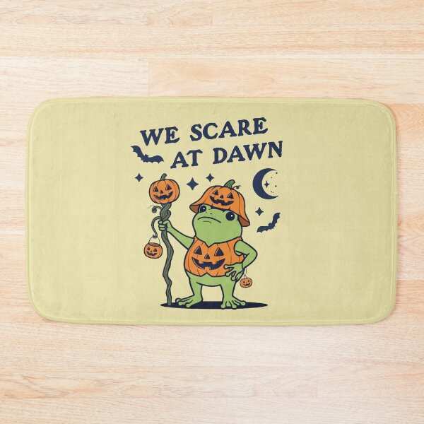 Item preview, We Scare At Dawn Funny Halloween Frog Pumpkin designed and sold by d247.