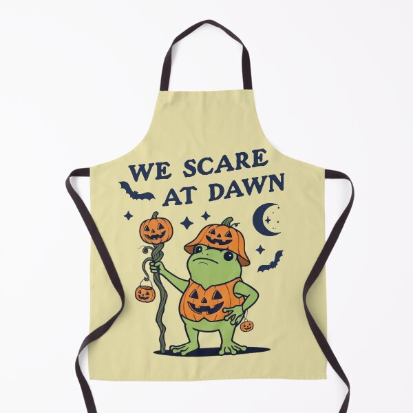 Item preview, We Scare At Dawn Funny Halloween Frog Pumpkin designed and sold by d247.