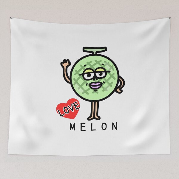 Item preview, Cute I LOVE MELON designed and sold by kanaehonkawa.