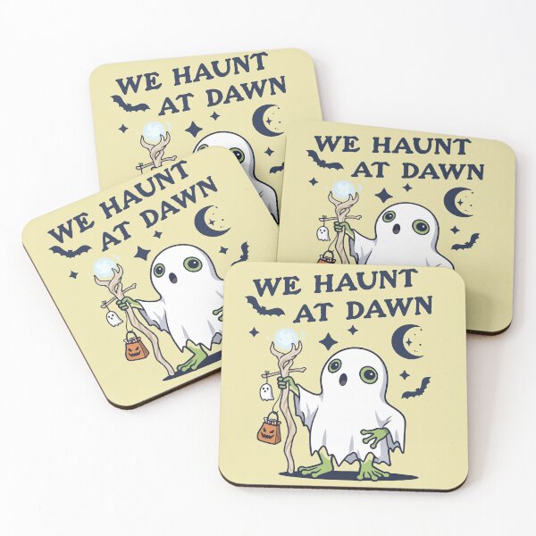 Item preview, We Haunt At Dawn Cute Ghost Halloween Spirit designed and sold by d247.