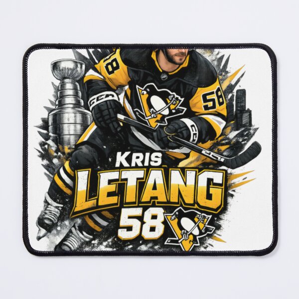 Item preview, Kris Letang 58 Vintage Hockey Graphic designed and sold by CatLovers Studio.
