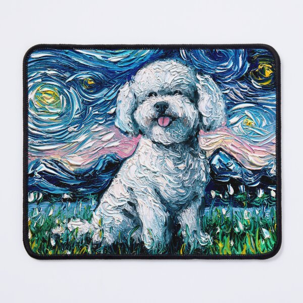 Item preview, Bichon Frise Night designed and sold by AjaTrier.