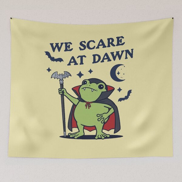 Item preview, Vampire Frog We Scare At Dawn Spooky Halloween designed and sold by d247.