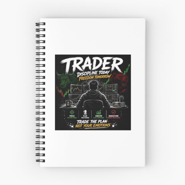 Item preview, Trader Discipline Today Freedom Tomorrow - Trading Motivation designed and sold by Lousa Coloring – Creative Designs for Everyday Life.