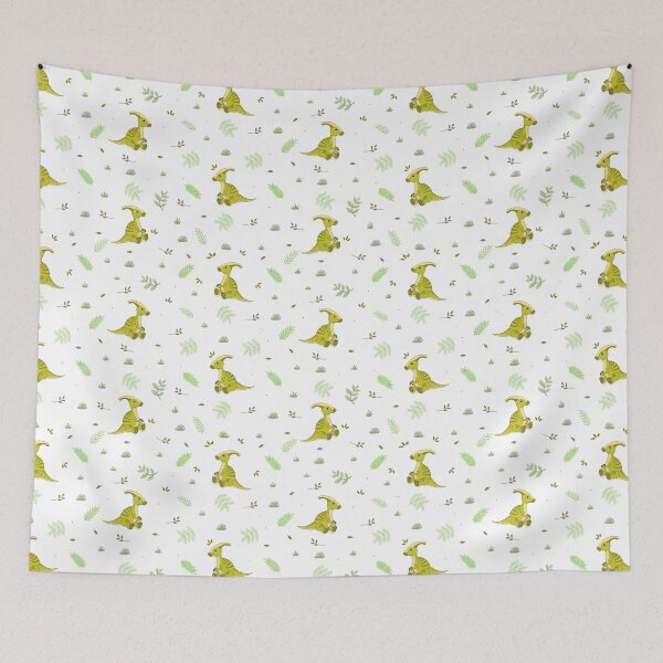Item preview, Cute Parasaurolophus Dinosaur Pattern designed and sold by MascarenoM.