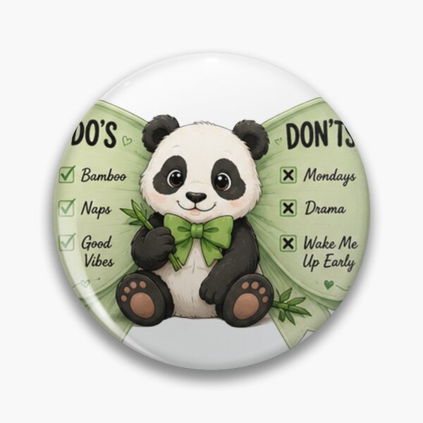 Item preview, Panda – Do's & Don'ts | Cute Panda Do's & Don'ts Shirt | Funny Panda Lover Tee | Bamboo Bear Graphic | Kawaii Animal Gift | Panda Apparel designed and sold by ekemarket.