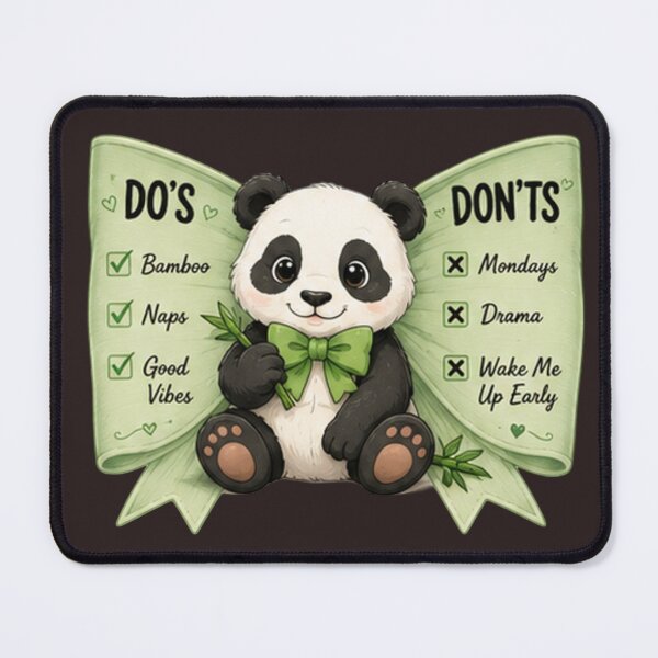 Item preview, Panda – Do's & Don'ts | Cute Panda Do's & Don'ts Shirt | Funny Panda Lover Tee | Bamboo Bear Graphic | Kawaii Animal Gift | Panda Apparel designed and sold by ekemarket.