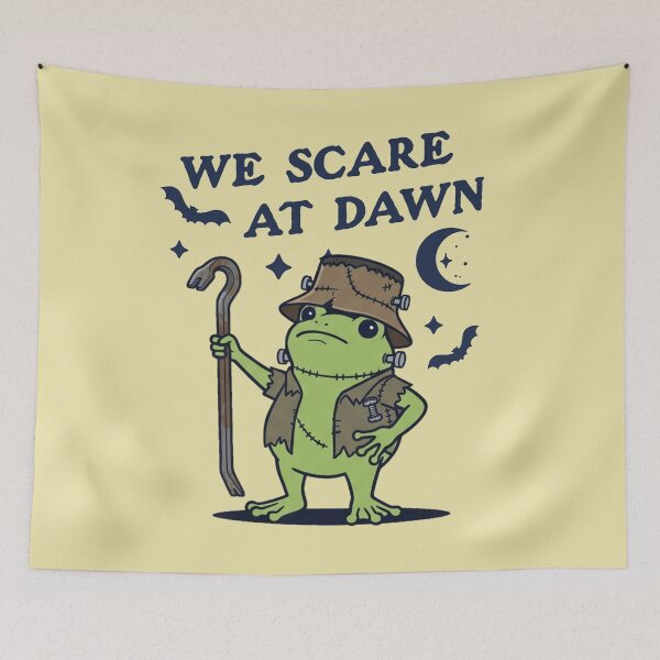 Item preview, We Scare At Dawn Frankenstein Frog Monster designed and sold by d247.