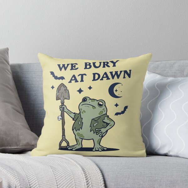 Item preview, We Bury At Dawn Frog Shovel Spooky Gothic Toad designed and sold by d247.