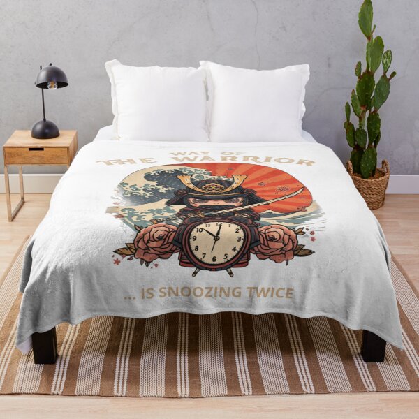 Item preview, Kawaii Samurai Snooze Way Of The Warrior Anime Ironic designed and sold by BassAddict.