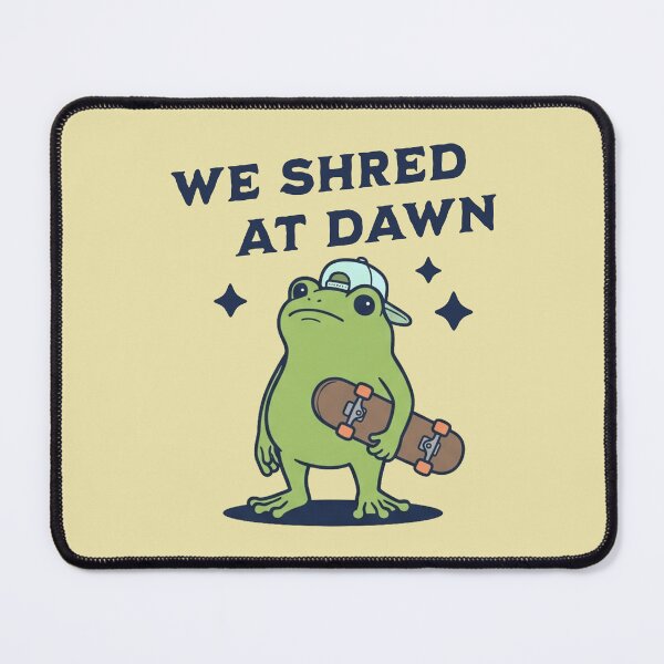 Item preview, Skater Frog We Shred At Dawn Skateboarder designed and sold by d247.