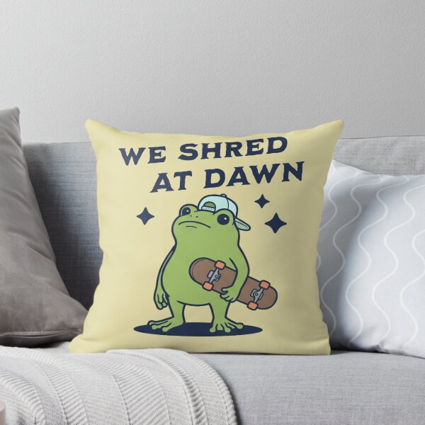 Item preview, Skater Frog We Shred At Dawn Skateboarder designed and sold by d247.