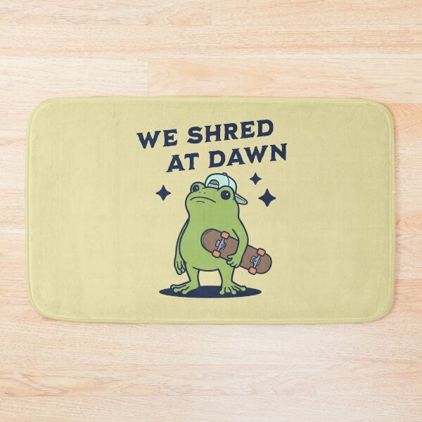 Item preview, Skater Frog We Shred At Dawn Skateboarder designed and sold by d247.