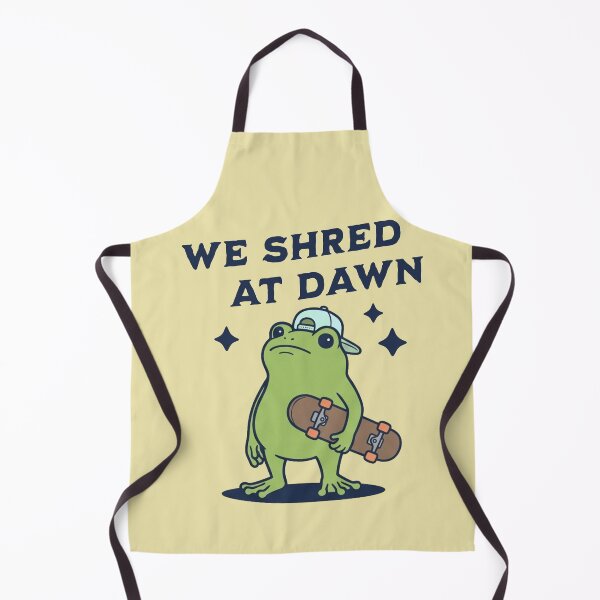Item preview, Skater Frog We Shred At Dawn Skateboarder designed and sold by d247.