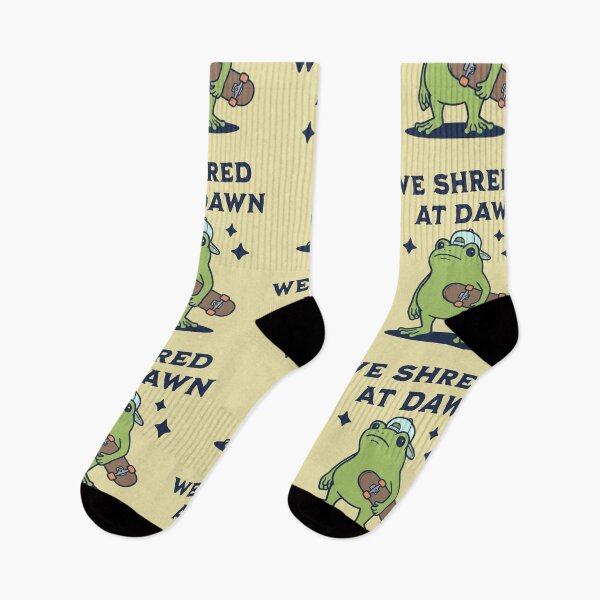 Item preview, Skater Frog We Shred At Dawn Skateboarder designed and sold by d247.