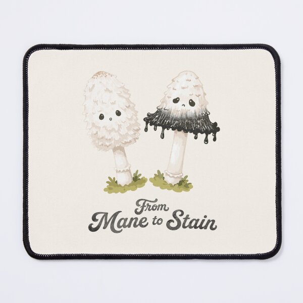 Item preview, From Mane to Stain Shaggy Mane Mushroom designed and sold by Gotta Geta Gato.