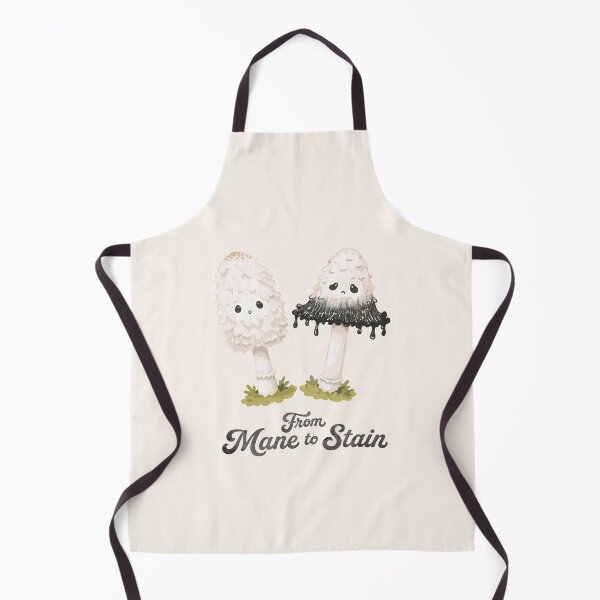 Item preview, From Mane to Stain Shaggy Mane Mushroom designed and sold by Geta Gato.