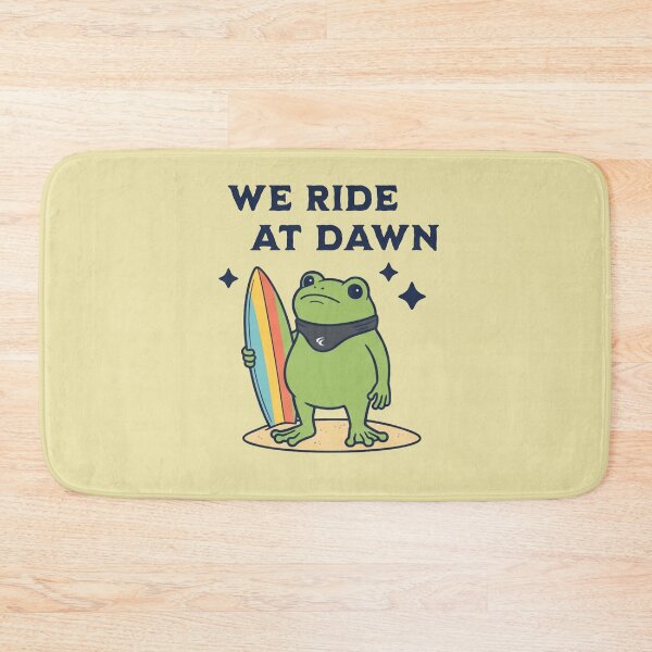 Item preview, We Ride At Dawn Surfer Frog Beach Lover designed and sold by d247.