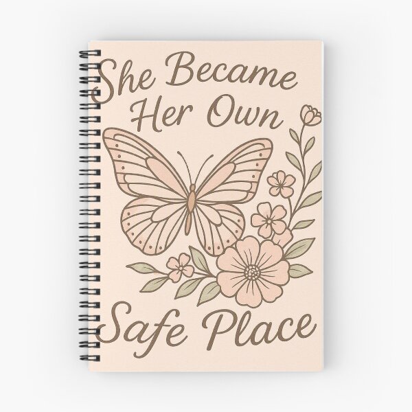 Item preview, She Became Her Own Safe Place designed and sold by Fresh Starts.