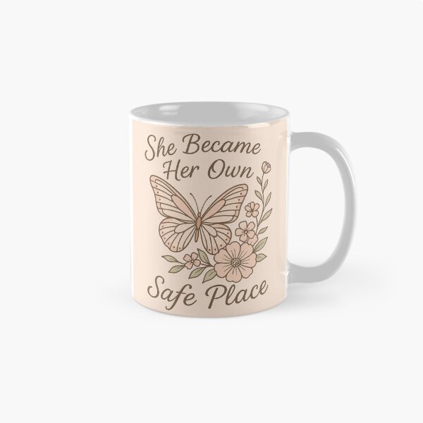 Item preview, She Became Her Own Safe Place designed and sold by Fresh Starts.