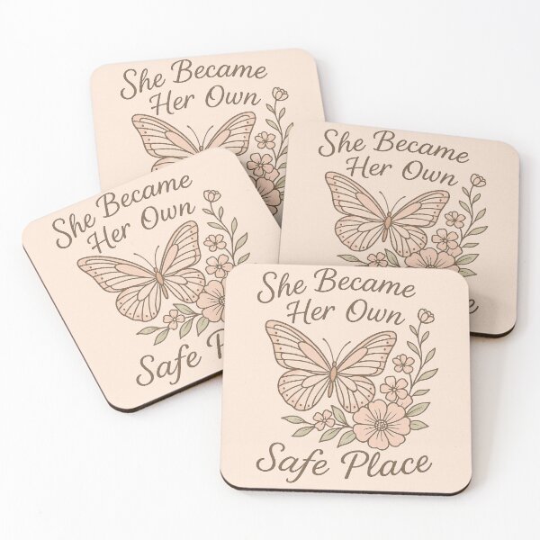 Item preview, She Became Her Own Safe Place designed and sold by Fresh Starts.