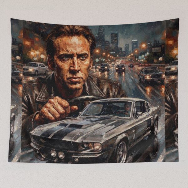Item preview, Gone in 60 Seconds Retro Action Crime Thriller Drama Tribute Art Poster designed and sold by Art's Diner.