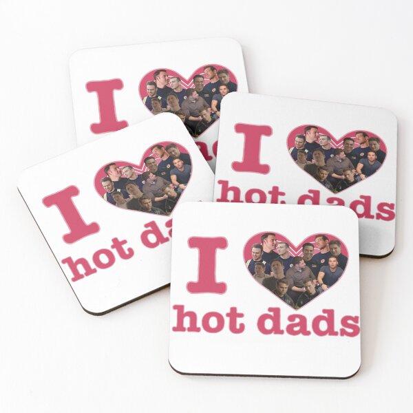 Item preview, I Love Hot Dads Buddie designed and sold by carrie-does-art.