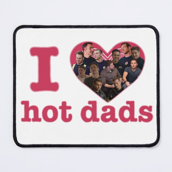 Item preview, I Love Hot Dads Buddie designed and sold by carrie-does-art.