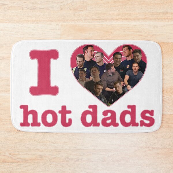Item preview, I Love Hot Dads Buddie designed and sold by carrie-does-art.