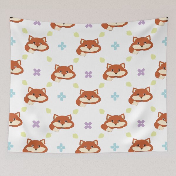 Item preview, Cute Fox Pattern designed and sold by MascarenoM.