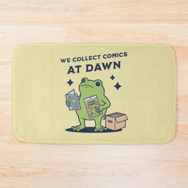 Item preview, We Collect Comics At Dawn Frog Comic Book Lover designed and sold by d247.
