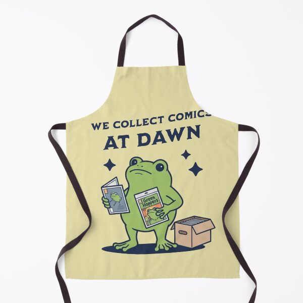 Item preview, We Collect Comics At Dawn Frog Comic Book Lover designed and sold by d247.