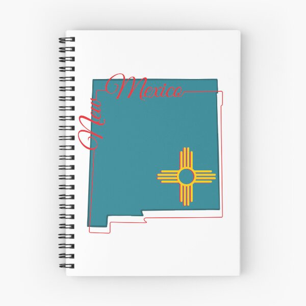 Item preview, New Mexcio Zia Symbol State Outline designed and sold by kitonline.