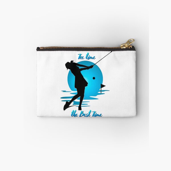 Item preview, Tee Time The Best Time Blue Golf Art designed and sold by AXENT Designs.