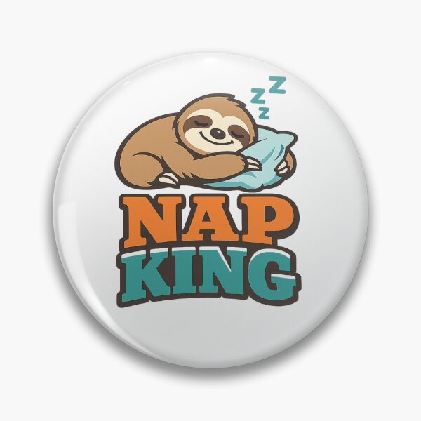 Item preview, Nap King Sleeping Sloth designed and sold by EastEndTownie.