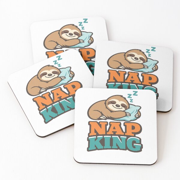 Item preview, Nap King Sleeping Sloth designed and sold by EastEndTownie.