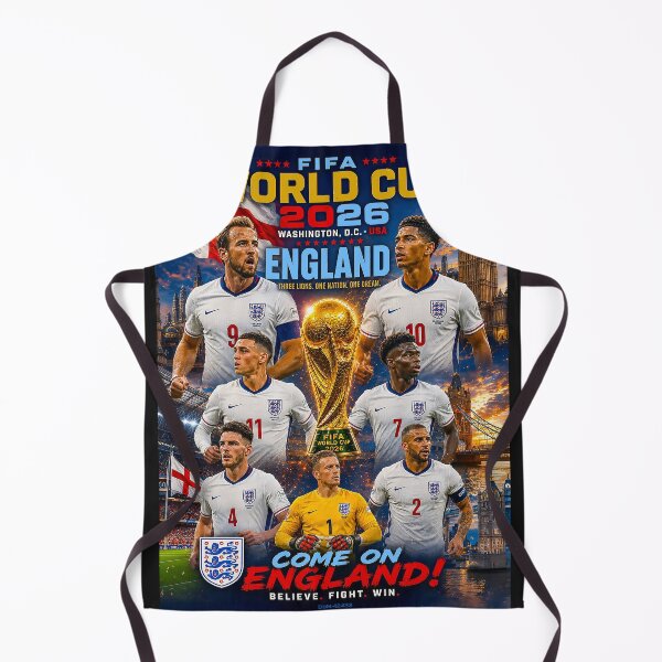 Item preview, 2026 FIFA WORLD CUP - ENGLAND - Three Lions Roar for Glory designed and sold by DBM Photo Art 1.