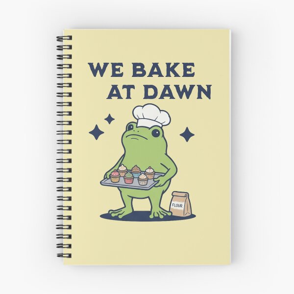 Item preview, We Bake At Dawn Frog Baker Cupcake Lover designed and sold by d247.