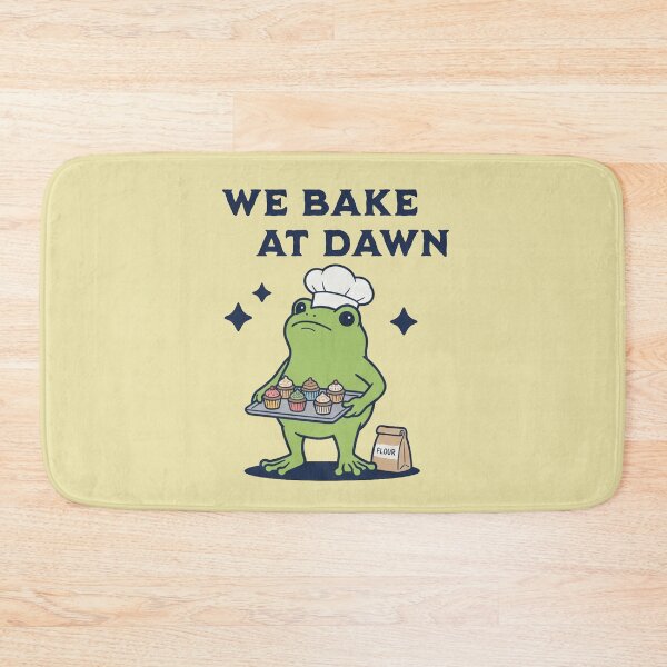 Item preview, We Bake At Dawn Frog Baker Cupcake Lover designed and sold by d247.
