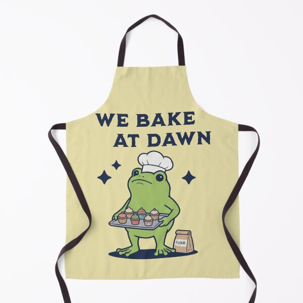 Item preview, We Bake At Dawn Frog Baker Cupcake Lover designed and sold by d247.