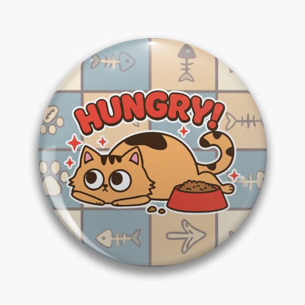 Item preview, Hungry! Fat Orange Cat Cartoon designed and sold by Taridesign.