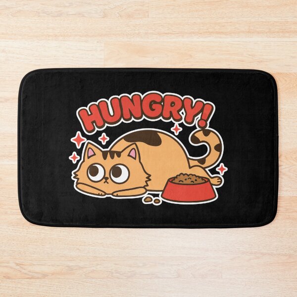 Item preview, Hungry! Fat Orange Cat Cartoon designed and sold by Taridesign.