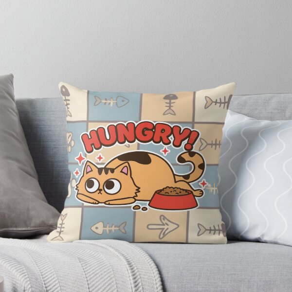 Item preview, Hungry! Fat Orange Cat Cartoon designed and sold by Taridesign.